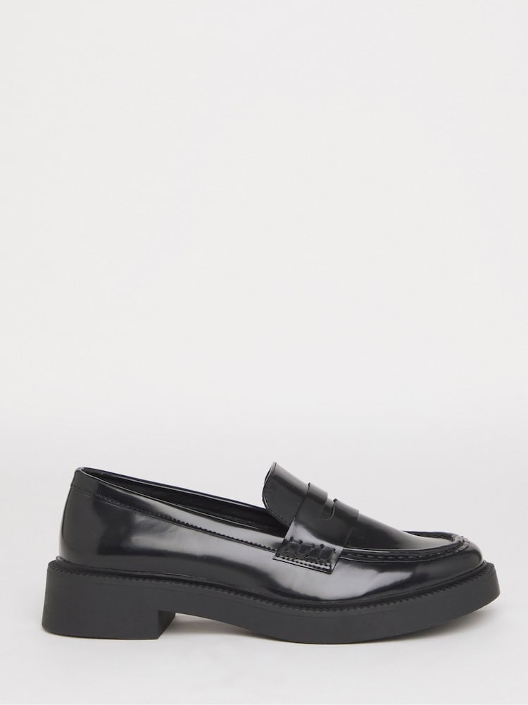 Chrom/Schwarz - Simply Be Chunky Mary Jane Shoes - Bild 4 von 4