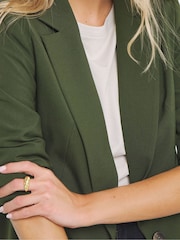 Simply Be Green Value Relaxed Blazer - Image 3 of 4