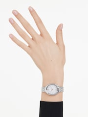 Swarovski Silver Swiss Made Stainless Steel Metal Bracelet Imber Watch - Image 7 of 7