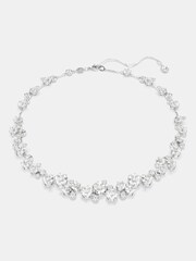 Swarovski Rhodium Plated Round Cut Constella Necklace - Imagen 1 de 6