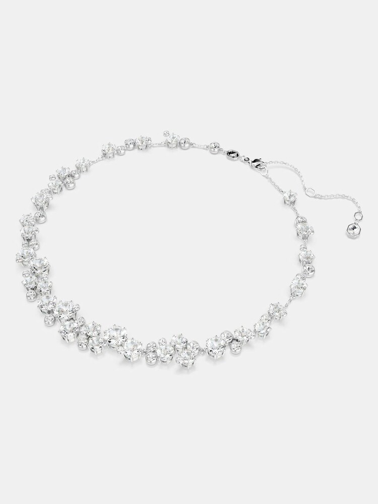 Swarovski Rhodium Plated Round Cut Constella Necklace - Imagen 2 de 6