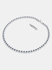 Swarovski Rhodium Plated Round Cut Una Angelic Tennis Necklace - Imagen 2 de 6