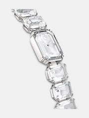 Swarovski White Stainless Steel Octagon Cut Bracelet Watch - Image 4 of 9