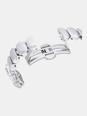 Swarovski White Stainless Steel Octagon Cut Bracelet Watch - Image 5 of 9