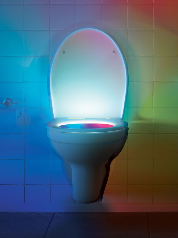 Gift Republic Blue Techno Toilet - Image 2 of 8 Gift Republic Blue Techno Toilet - Image 2 of 8
