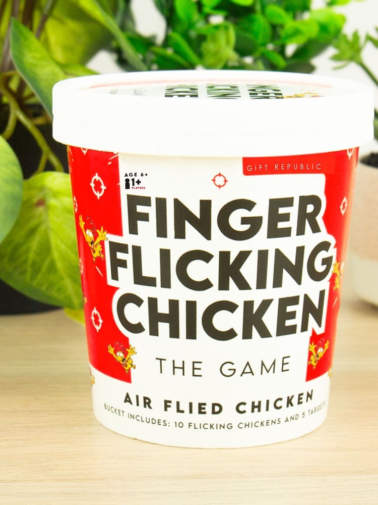 Gift Republic Red Finger Flicking Chicken - Image 1 of 9 Gift Republic Red Finger Flicking Chicken - Image 1 of 9