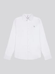U.S. Polo Assn. White Mens Linen Blend Shirt - Image 5 of 7