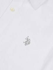 U.S. Polo Assn. White Mens Linen Blend Shirt - Image 7 of 7