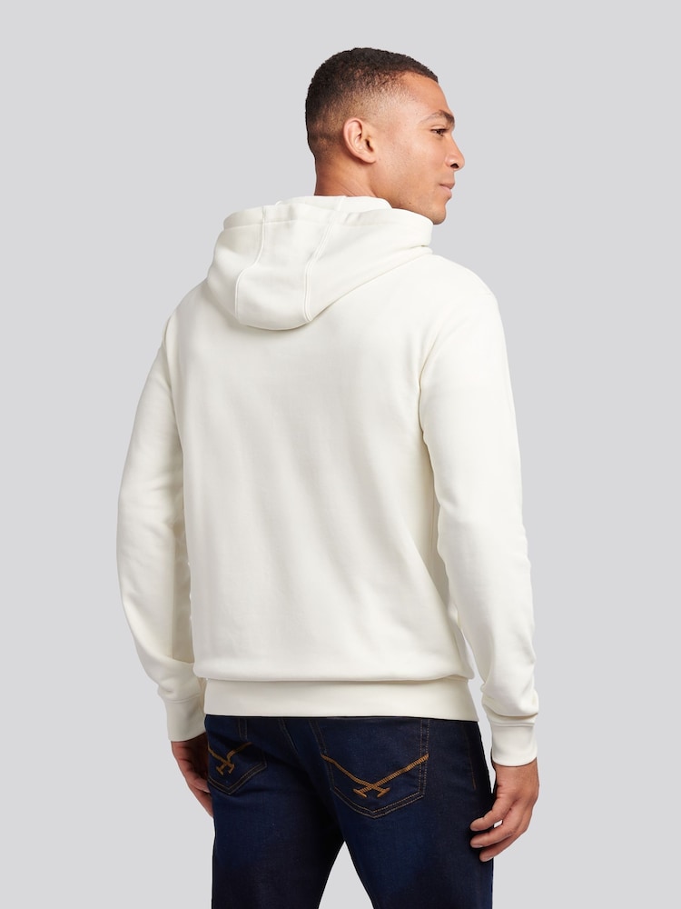U.S. Polo Assn. White Mens Double Horsemen Loopback Hoodie - Image 2 of 9