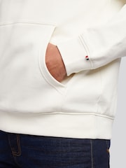 U.S. Polo Assn. White Mens Double Horsemen Loopback Hoodie - Image 5 of 9