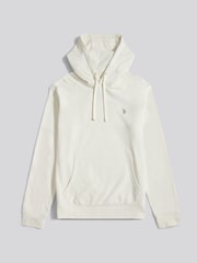 U.S. Polo Assn. White Mens Double Horsemen Loopback Hoodie - Image 6 of 9