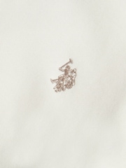 U.S. Polo Assn. White Mens Double Horsemen Loopback Hoodie - Image 9 of 9