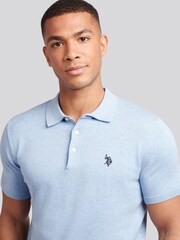 U.S. Polo Assn. CHAMBRAY BLUE Mens Combed Cotton Polo Shirt - Image 2 of 7