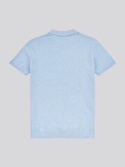 U.S. Polo Assn. CHAMBRAY BLUE Mens Combed Cotton Polo Shirt - Image 7 of 7
