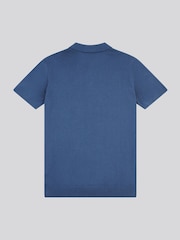U.S. Polo Assn. Blue Mens Combed Cotton Polo Shirt - Image 6 of 7