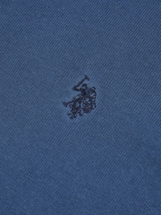 U.S. Polo Assn. Blue Mens Combed Cotton Polo Shirt - Image 7 of 7