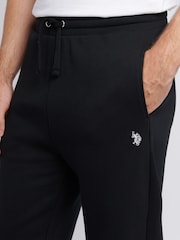 U.S. Polo Assn. Black Mens Double Horsemen Straight Leg Joggers - Image 4 of 9