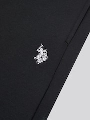 U.S. Polo Assn. Black Mens Double Horsemen Straight Leg Joggers - Image 8 of 9