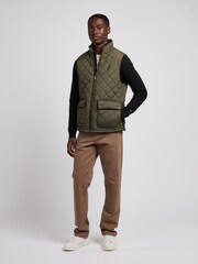 U.S. Polo Assn. Green Mens Quilted Country Gilet - Image 3 of 11