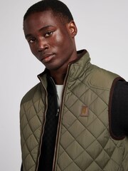 U.S. Polo Assn. Green Mens Quilted Country Gilet - Image 4 of 11