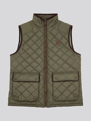 U.S. Polo Assn. Green Mens Quilted Country Gilet - Image 7 of 11