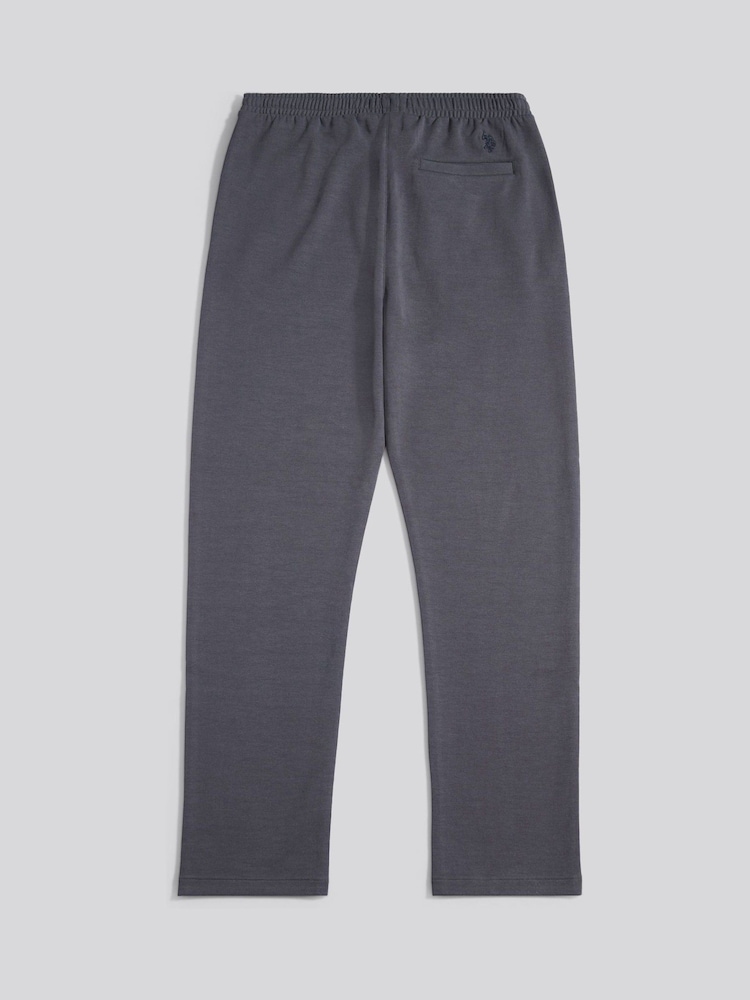 U.S. Polo Assn. Grey Mens Comfort Drawstring Smart Joggers - Image 2 of 4 U.S. Polo Assn. Grey Mens Comfort Drawstring Smart Joggers - Image 2 of 4
