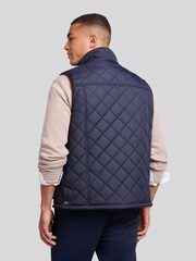 U.S. Polo Assn. Blue Mens Quilted Country Gilet - Image 4 of 11