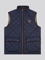 U.S. Polo Assn. Blue Mens Quilted Country Gilet - Image 7 of 11