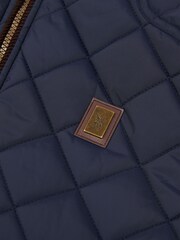 U.S. Polo Assn. Blue Mens Quilted Country Gilet - Image 9 of 11