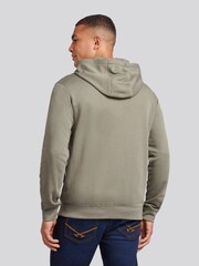 Verde - U.S. Polo Assn. Hoodiecom capuz e zíper Double Horsemen Loopback masculino - Imagem 4 de 9
