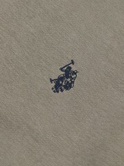 Verde - U.S. Polo Assn. Hoodiecom capuz e zíper Double Horsemen Loopback masculino - Imagem 8 de 9