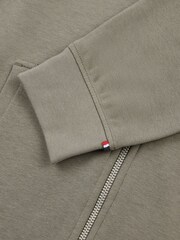 Verde - U.S. Polo Assn. Hoodiecom capuz e zíper Double Horsemen Loopback masculino - Imagem 9 de 9