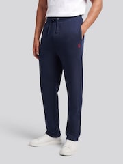 U.S. Polo Assn. Navy Blue Mens Double Horsemen Straight Leg Joggers - Image 1 of 9