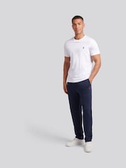 U.S. Polo Assn. Navy Blue Mens Double Horsemen Straight Leg Joggers - Image 3 of 9