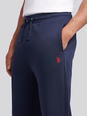 U.S. Polo Assn. Navy Blue Mens Double Horsemen Straight Leg Joggers - Image 4 of 9