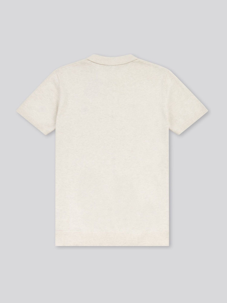 Natural - U.S. Polo Assn. Mens Combed Cotton Polo Shirt - Imagen 2 de 3