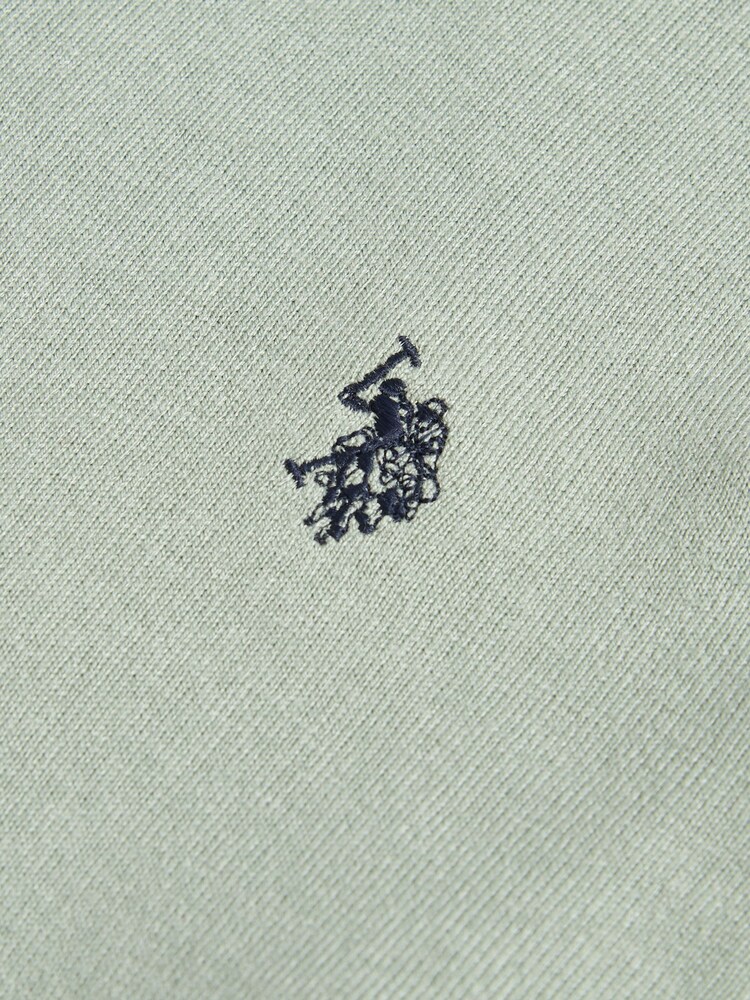 U.S. Polo Assn. Light green Mens Cotton Crew Neck Jumper - Image 5 of 5 U.S. Polo Assn. Light green Mens Cotton Crew Neck Jumper - Image 5 of 5