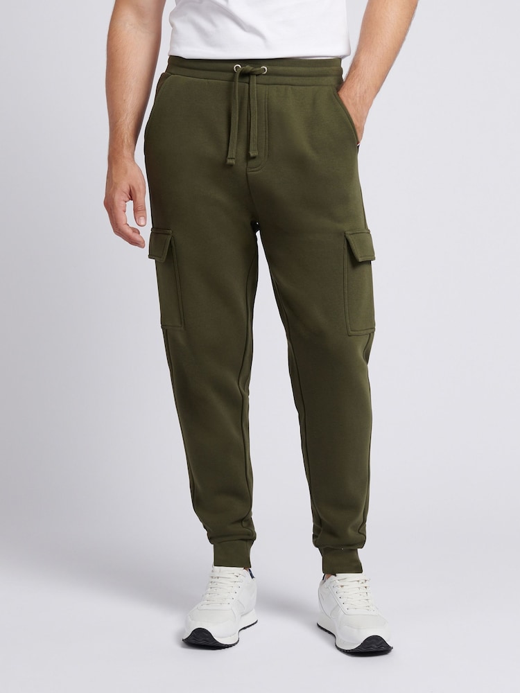 U.S. Polo Assn. Green Mens Double Horsemen Cargo Sweat Joggers - Image 1 of 8 U.S. Polo Assn. Green Mens Double Horsemen Cargo Sweat Joggers - Image 1 of 8