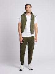 U.S. Polo Assn. Green Mens Double Horsemen Cargo Sweat Joggers - Image 3 of 8