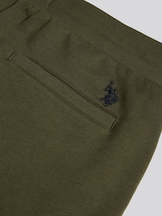 U.S. Polo Assn. Green Mens Double Horsemen Cargo Sweat Joggers - Image 7 of 8