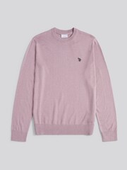U.S. Polo Assn. Wine Purple Mens Cotton Crew Neck Jumper - Image 5 of 7