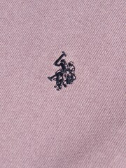U.S. Polo Assn. Wine Purple Mens Cotton Crew Neck Jumper - Image 7 of 7