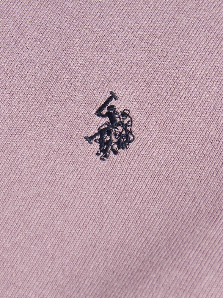U.S. Polo Assn. Wine Purple Mens Cotton Crew Neck Jumper - Image 7 of 7