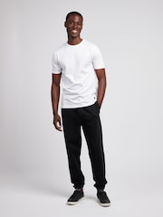 أسود - U.S. Polo Assn. Mens Smart Interlock Joggers - صورة 1 من 7