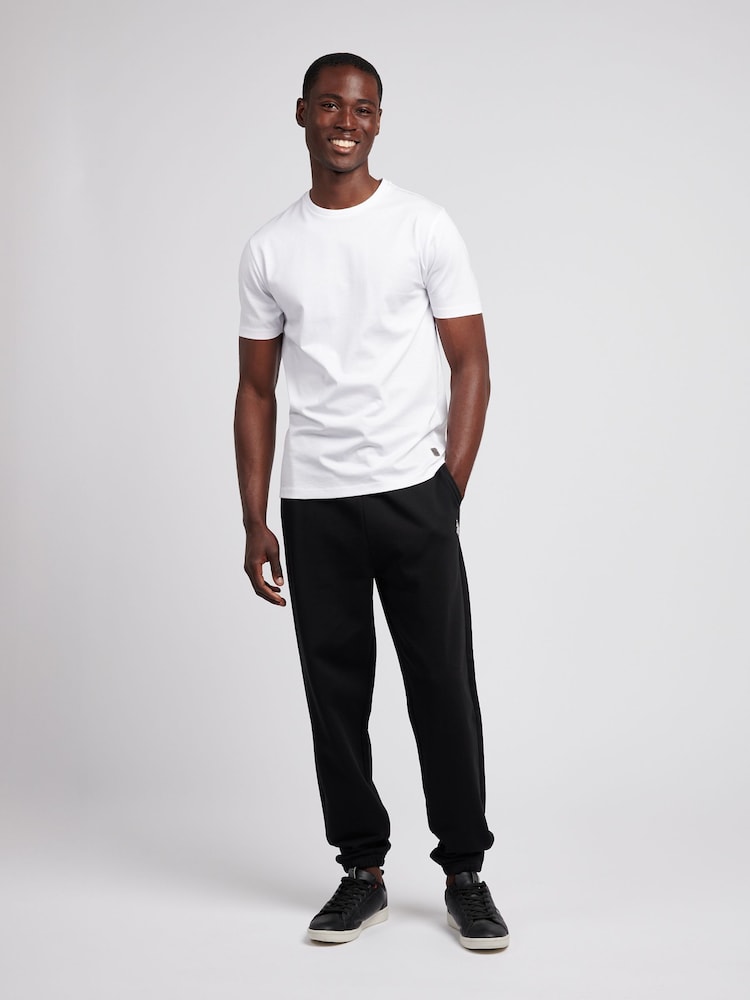 أسود - U.S. Polo Assn. Mens Smart Interlock Joggers - صورة 1 من 7