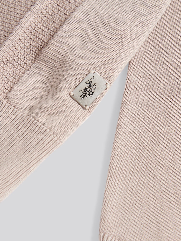 U.S. Polo Assn. Natural Mens Signature Smart Texture Polo Shirt - Image 7 of 7