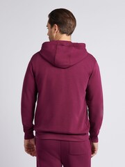 Roxa - U.S. Polo Assn. Hoodiecom capuz e zíper Double Horsemen Loopback masculino - Imagem 4 de 7