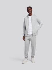 U.S. Polo Assn. Grey Mens Double Horsemen Zip Hoodie - Image 4 of 8