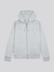 U.S. Polo Assn. Grey Mens Double Horsemen Zip Hoodie - Image 6 of 8