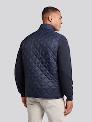 U.S. Polo Assn. Blue Mens Onion Quilt Lightweight Gilet - Image 2 of 9